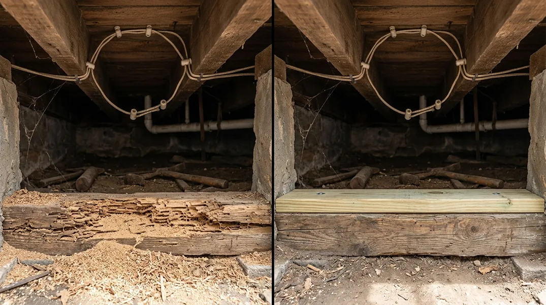Dry Rot vs Termite Damage: How to Tell What's Eating Your Boston House