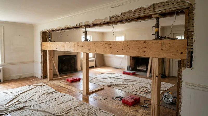 Beam Replacement & Load-Bearing Wall Removal Boston
